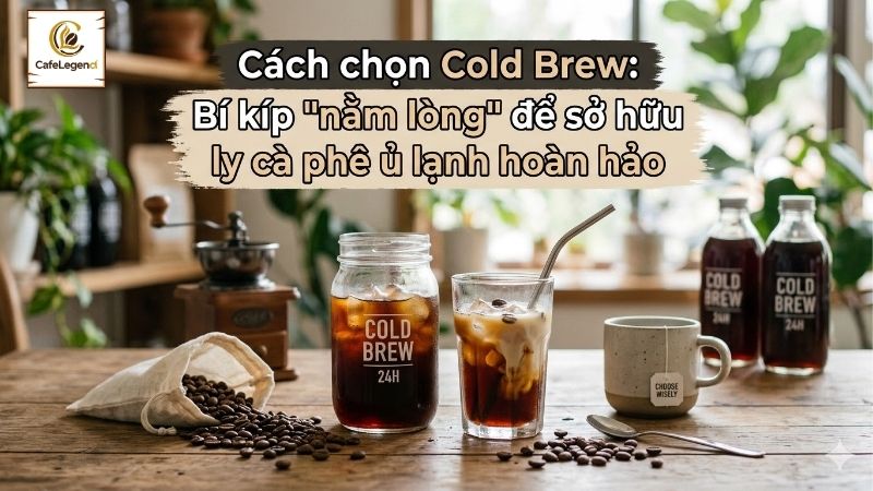 Cách chọn Cold Brew: Bí kíp “nằm lòng” để sở hữu ly cà phê ủ lạnh hoàn hảo