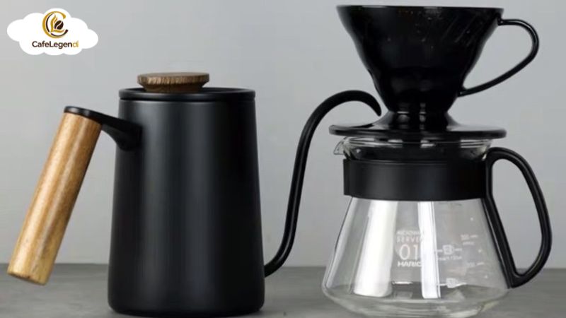 Cách làm gooseneck kettle: Bí thuật cho ly cà phê Pour-over