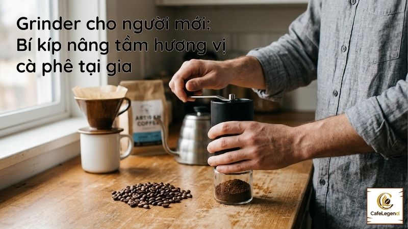 Grinder cho người mới: Bí kíp nâng tầm hương vị cà phê tại gia