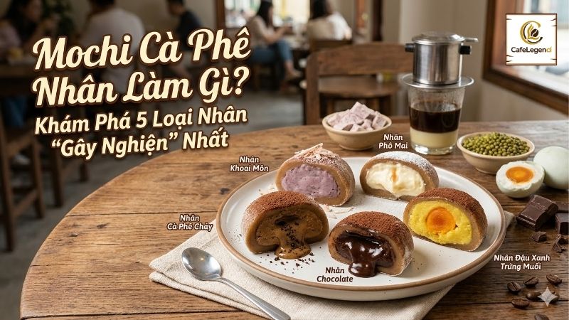 Mochi Cà Phê Nhân Làm Gì? Khám Phá 5 Loại Nhân “Gây Nghiện” Nhất